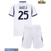 Inter Milan Manuel Akanji #25 Auswärts Trikotsatz Kinder 2026-27 Kurzarm (+ Kurze Hosen)